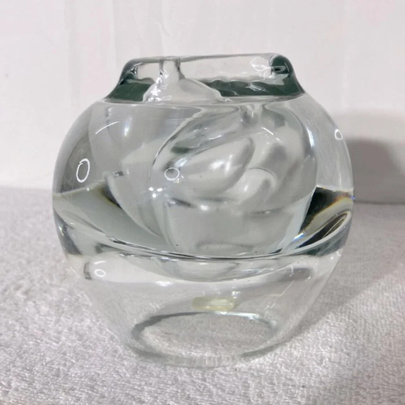 Vintage Made  In Poland For Arabeska Art Glass Double Oil Lamp - Picture 5 of 13